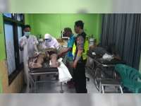 Vario Seruduk Revo di Balen Bojonegoro, Kedua Pengendara Masuk Rumah Sakit