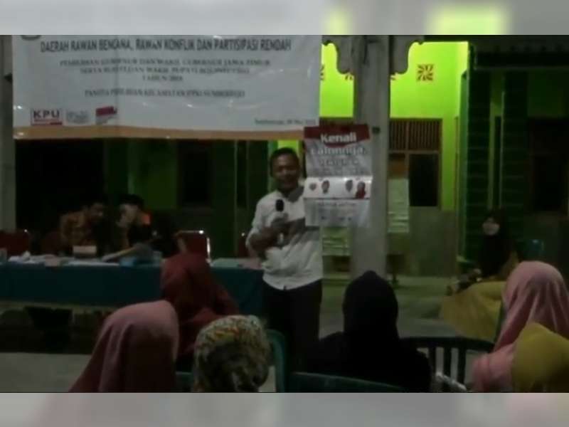 KPU Bojonegoro Gencar Sosialisasi Pilkada Serentak