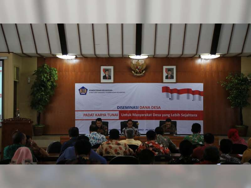 Kementerian Keuangan RI Gelar Diseminasi Dana Desa di Pemkab Bojonegoro