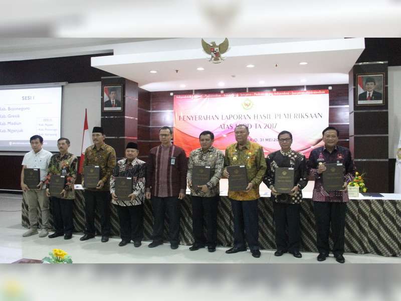 Pemkab Bojonegoro Raih Predikat WTP atas LKPD dari BPK