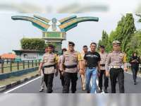 Kapolres Tuban Pastikan Jembatan Widang Tuban Siap Dilalui Arus Mudik Lebaran