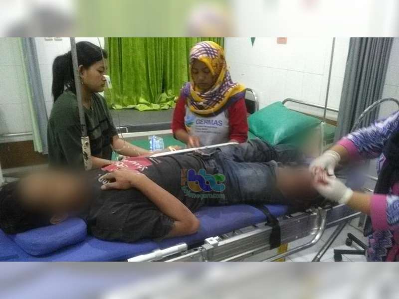 Ngebut di Tikungan, Pengendara Motor di Margomulyo Bojonegoro Ditabrak Bus