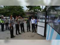 Kapolres Blora Cek Persiapan Pos Pengamana Operasi Ketupat Candi 2018