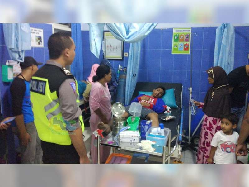 Tabrakan Motor di Baureno Bojonegoro, 3 Orang Luka-Luka