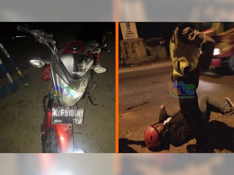Kecelakaan di Margomulyo Bojonegoro, Seorang Pengendara Motor Masuk Rumah Sakit