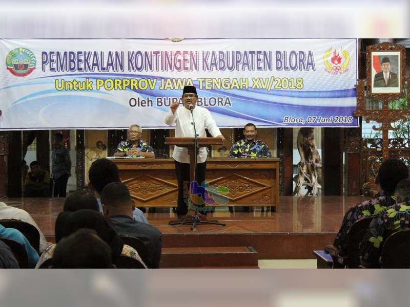 Bupati Blora Semangati Para Atlet Porprov