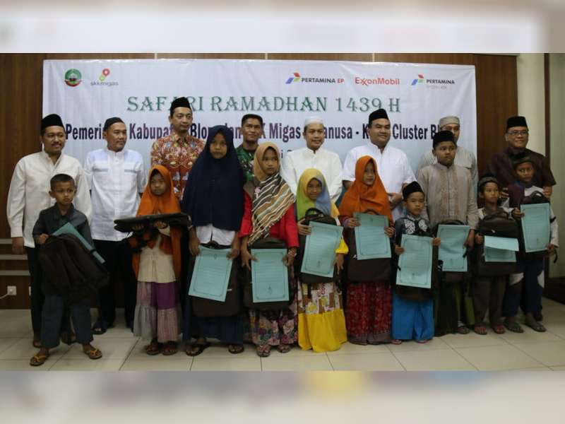 Safari Ramadan ke Blora, SKK Migas dan KKKS Cluster Blora Santuni Anak Yatim