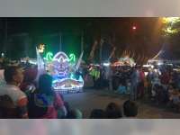 Ribuan Warga Bojonegoro Saksikan Lomba Pawai Oklik dan Lampu Hias