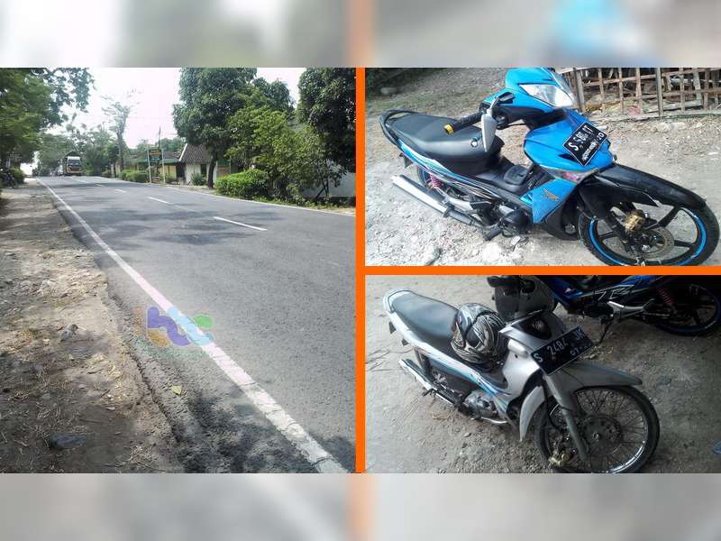 Supra Tabrak Jupiter di Baureno Bojonegoro, 2 Orang Luka-Luka