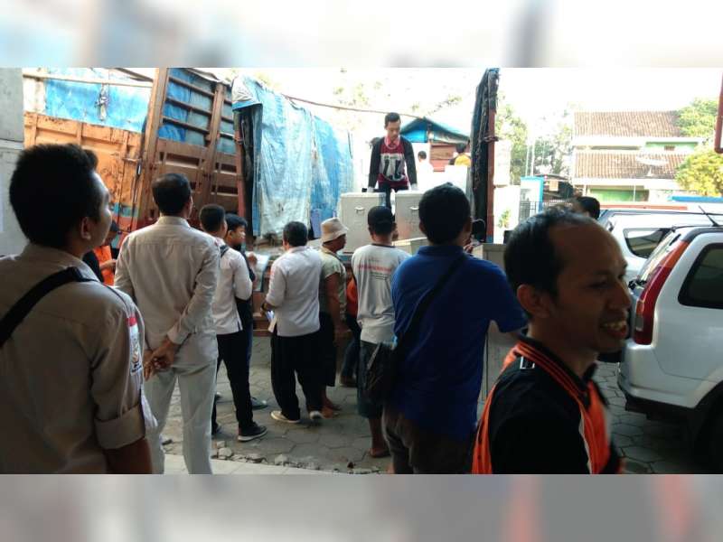 KPU Blora Mulai Didistribusikan Logistik Pilgub Jateng 2018