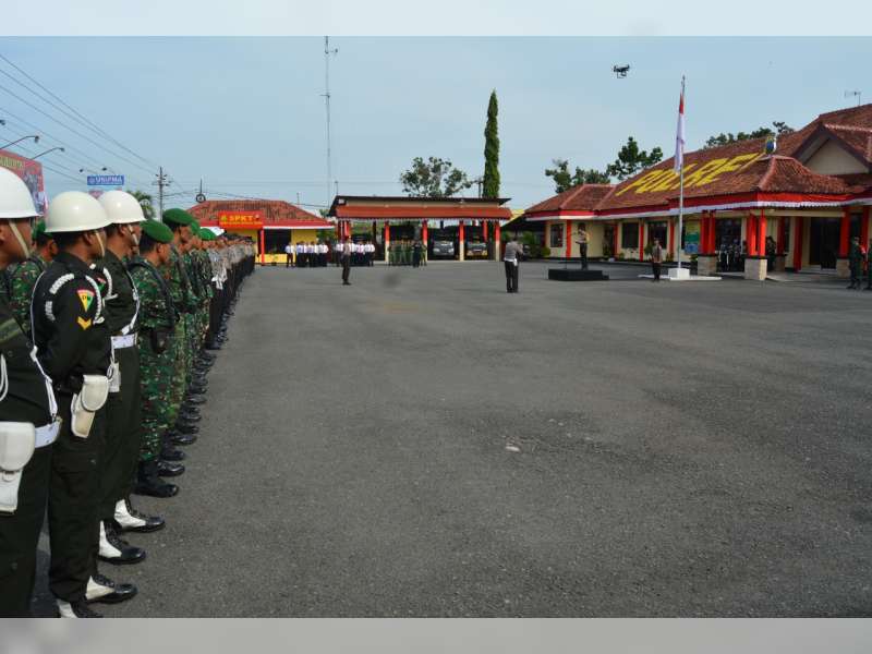 Polres Blora Gelar Apel Gabungan dalam Pengamanan Pilkada