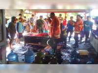 Akibat Puntung Rokok, Warung di Lokasi Wisata Negeri Atas Angin Sekar Bojonegoro, Terbakar