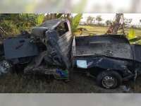 Pikap Ditabrak Kereta Api di Kalitidu Bojonegoro, Seorang Penumpang Tewas di TKP