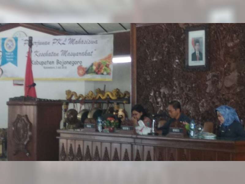 212 Mahasiswa Fakultas Kesehatan Masyarakat Unair PKL di Bojonegoro