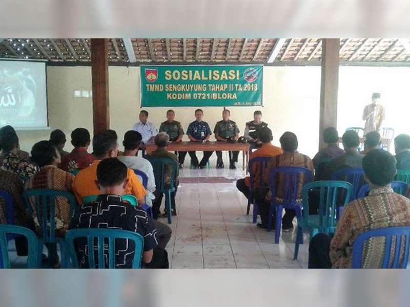 TMMD Sengkuyung II 2018 Dipusatkan di Desa Bangkleyan Blora