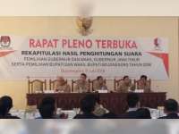 KPU Bojonegoro Gelar Pleno Rekapitulasi Hasil Penghitungan Suara Pilkada Serentak 2018