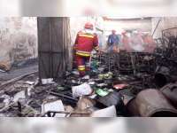 Kerugian Akibat Kebakaran Pasar Plaza Cepu Blora Diperkirakan Capai Miliaran Rupiah