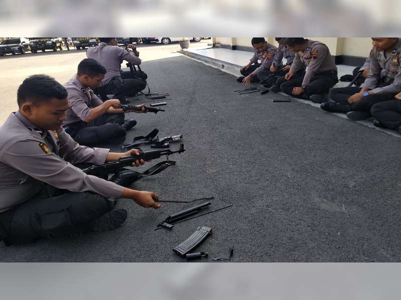 Antisipasi Tindak Kriminalitas, Sat Shabara Polres Blora Latihan Bongkar Pasang Senjata