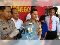 Polres Bojonegoro Tangkap Seorang Pengedar  Narkotika Jenis Sabu