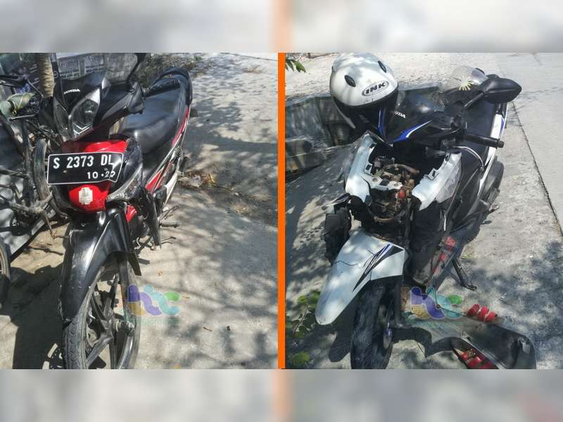 Tabrakan Motor di Ngraho Bojonegoro, Tiga Korban Dirawat di Rumah Sakit