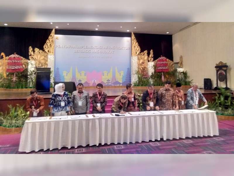 Pemkab Bojonegoro Terima Bantuan Pembangunan Sanitasi dari Kementrian PUPR