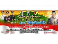 Polres Bojonegoro Akan Gelar Tabligh Akbar Bersama Ustadz Wijayanto