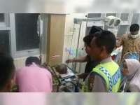 Ditabrak Motor, Pengayuh Sepeda di Sugihwaras Bojonegoro Luka Berat