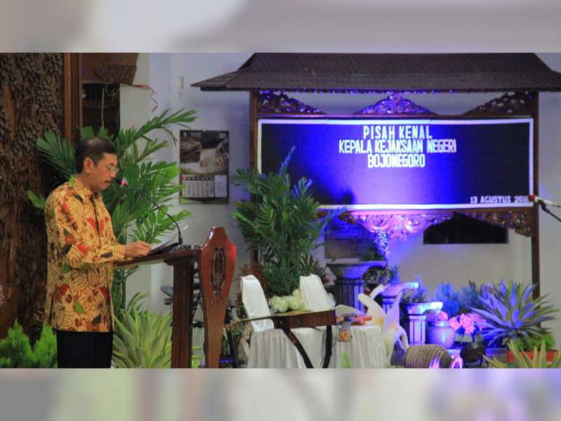 Pisah Kenal Kajari Bojonegoro Digelar di Pendapa Pemkab Bojonegoro