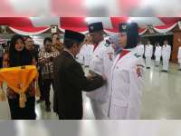 Anggota Paskibraka 2018 Kabupaten Bojonegoro Dikukuhkan