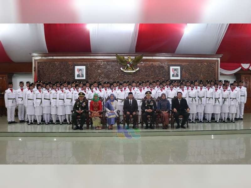 2 Orang Pelajar Asal Bojonegoro Terpilih Menjadi Anggota Paskibraka Provinsi Jawa Timur