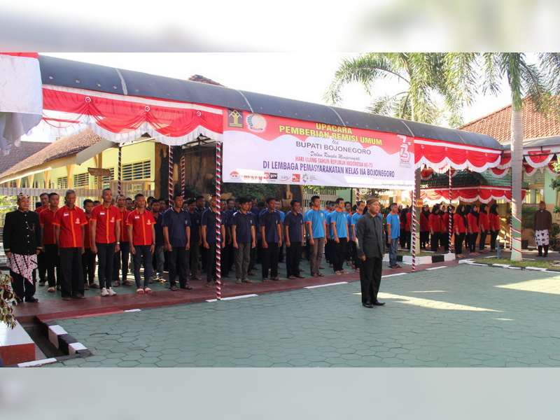 200 Narapidana di Lapas Kelas IIA Bojonegoro Terima Remisi
