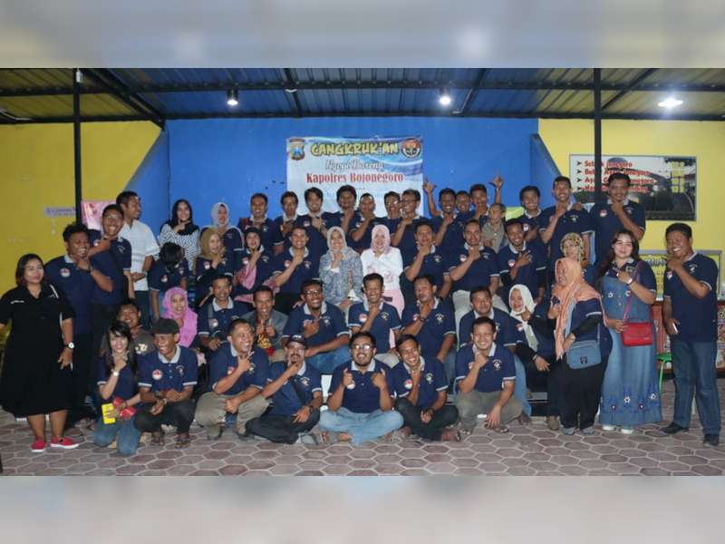 Ngopi Bareng, Kapolres Bojonegoro Ajak Netizen Jaga Situasi Kamtibmas