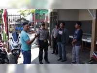 Kapolres Tuban Pantau Kesiapan Anggota Pengamanan Gereja