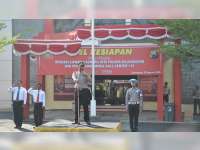 Polres Bojonegoro Laksanakan Apel Gelar Pasukan, Operasi Cipta Kondisi 2018