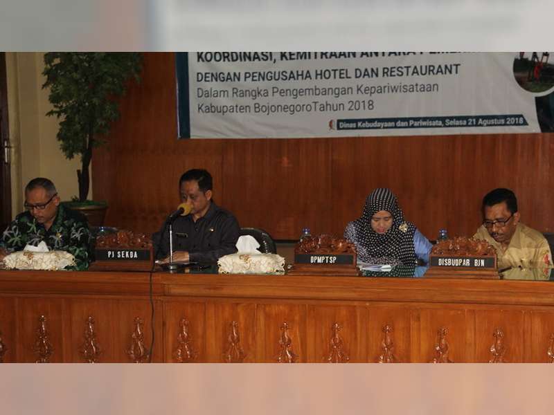 Pemkab Bojonegoro Gelar Rakor Kemitraan Pemerintah dengan Pengusaha Hotel dan Restoran