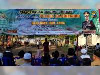 Polres Bojonegoro Bagikan 1440 Paket Daging Kurban