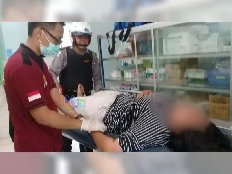 Kecelakaan Lalu-Lintas di Ngraho Bojonegoro, Seorang Pemotor Dilarikan ke Rumah Sakit