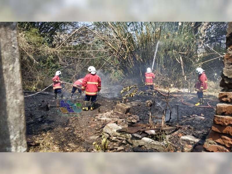 Lagi-Lagi, Kebakaran Rumpun Bambu Terjadi di Bojonegoro