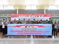 Jelang Pemilu 2019, Apel Tiga Pilar Digelar di Blora