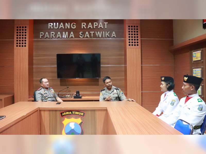 Kapolres Tuban Terima Kunjungan Anggota Paskibraka