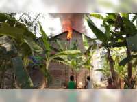 Gudang Oven Tembakau Milik Warga Ngasem Bojonegoro Terbakar, Kerugian Capai Rp 80 Juta