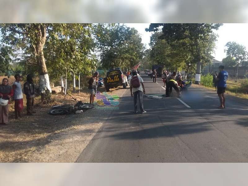 Hendak Mendahului, Supra Tabrak Beat di Bojonegoro, Pengendara Supra Meninggal Dunia