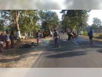 Hendak Mendahului, Supra Tabrak Beat di Bojonegoro, Pengendara Supra Meninggal Dunia