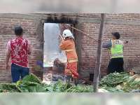 Lagi, Gudang Pengeringan Tembakau di Sugihwaras Bojonegoro Terbakar