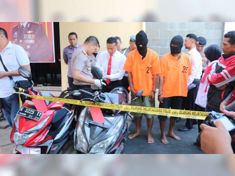 Polres Bojonegoro Amankan Dua Orang Pelaku Curanmor