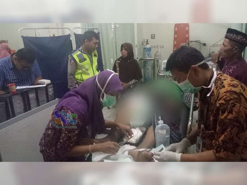 Pemotor di Sumberrejo Alami Luka Berat, Setelah Motornya Ditabrak Mobil