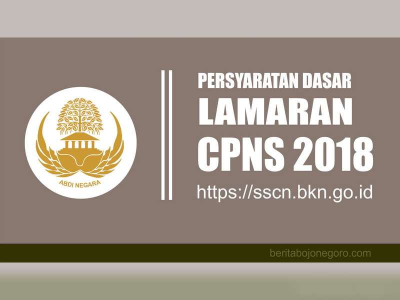 Berikut ini Syarat Dasar Bagi Pelamar CPNS 2018