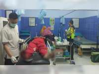 Tabrakan Motor di Baureno Bojonegoro Kedua Pengendara Luka-Luka