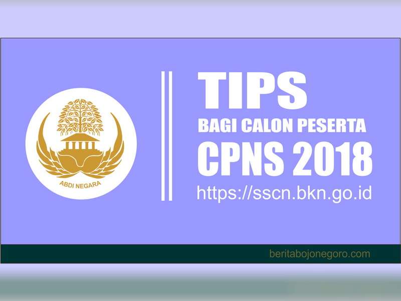 Tips Bagi Calon Pelamar Dalam Mengikuti Proses Seleksi CPNS 2018