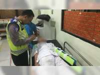 Kurang Hati-Hati Dua Motor di Sumberrejo Bojonegoro Bertabrakan, Kedua Pengendara Terluka